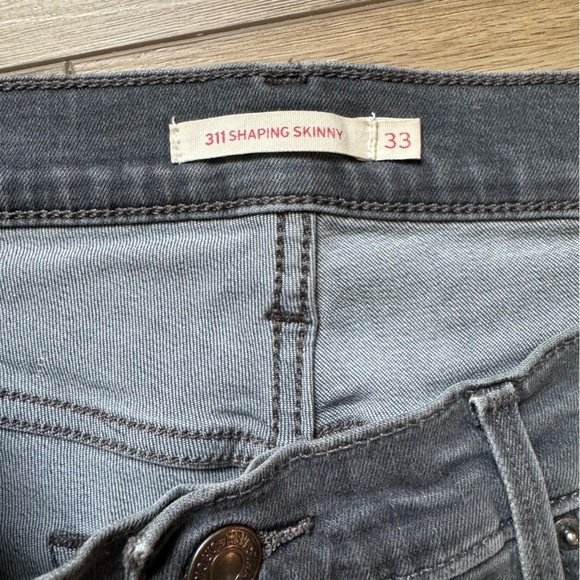 Levi’s 311 Gray Skinny Jeans - Picture 2 of 3